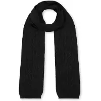 Moschino Thin Knit Scarf Allover Logo Black Taglia: OS | Sciarpe Outlet | Donna | Nero