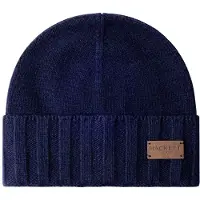 Hackett London per uomo. HM0400107 Berretto in Cashmere blu marino (OSFA), Casual, Chachemire, Navy