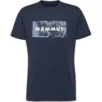 Mammut Trovat T-Shirt Logo T-shirt Uomo (L, blu)