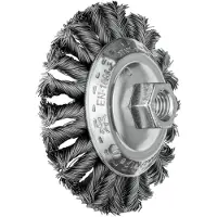 PFERD TOOLS COMBITWIST Spazzola conica intrecciata KBG Ø 100x13 mm M14 Filo d'acciaio Ø 0,50 mm Smerigliatrice angolare (1)