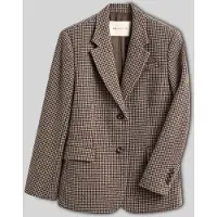 Gant per donna. 4770370 Americane Reg Pied-de-poule tortora (36), Classico, Poliestere, Taupe