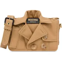 Moschino Biker Bag Trench Details Beige Taglia: OS | Borse a mano Outlet | Donna | Marrone