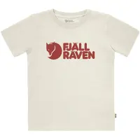 Fjällräven Kid's Logo T-Shirt T-shirt Bambini (152, beige/bianco)