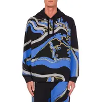 Moschino Tony Viramontes Archive Hoodie Black Taglia: 48 | Maglioni a maglia Outlet | Uomo | Nero