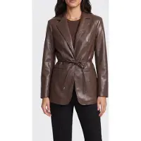 Guess Marciano GUESS Gladys Belted Blazer Chocolate Brownie Taglia: 44 | Giacche di pelle Outlet | Donna | Marrone