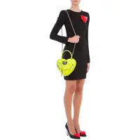 Moschino Heart Biker Bag Inflatable Effect Green Taglia: OS | Borse a mano Outlet | Donna | Verde