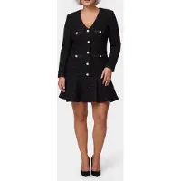Guess Marciano GUESS Sue Frill Ls Minidre Jet Black A996 Taglia: 38 | Abiti Mini Outlet | Donna | Nero