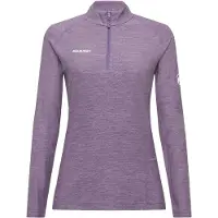 Mammut Women's Tree Wool Thermal FL Half Zip Longsleeve Maglia funzionale Donna (S, fuchsia)