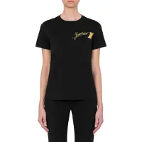 Moschino T-shirt Sartorial Logo Embroidery Black Taglia: 38 | Maglie Sportivi Outlet | Donna | Nero