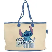 Arditex Borsa A Tracolla In Tessuto Lilo &amp; Stitch 36x27x16 Cm Canvas