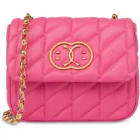 Moschino Double Smiley Quilted Shoulder Bag Purple Taglia: OS | Borse a mano Outlet | Donna | Viola