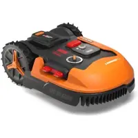 WORX Rasaerba robotico a batteria 20V Landroid L1000 20cm/1.000 m² con app WR147E.1, incluso materiale di installazione