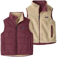 Patagonia Kid's Reversible Ready Freddy Vest Gilet in pile Bambini (M, variopinto)