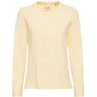 Jack Wolfskin Women's Trail L/S Maglia funzionale Donna (S, beige)