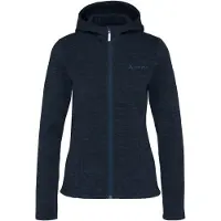 Vaude Women's Aland Hooded Jacket Giacca in pile Donna (36, blu)