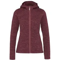 Vaude Women's Aland Hooded Jacket Giacca in pile Donna (44, rosso)