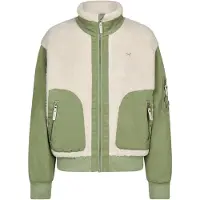 Iriedaily Women's Arctik Bomber Jacket Giacca in pile Donna (S, olivia)