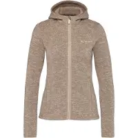 Vaude Women's Aland Hooded Jacket Giacca in pile Donna (42, beige)