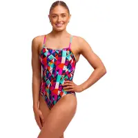 Funkita Women's Single Strap One Piece Costume intero Donna (38, variopinto)