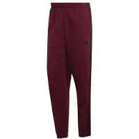 Adidas Essentials 3-Stripes Fleece Tapered Cuffed Pants Pantaloni da allenamento Uomo (S, rosso)