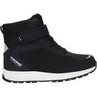Viking Kid's Equip Warm WP 1V Scarpe invernali Bambini (42, nero)