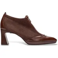 Hispanitas per donna. HI254324 Scarpe in Pelle Atlanta marrone (38), 5 a 8cm, Cerniera, Casual
