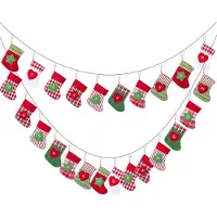 Sonstiges Kesote Calendario dell'Avvento Calendario di Natale a catena Borsa in feltro per bambini flashdata