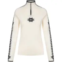 Dale of Norway Women's Geilo Pullover in lana merino Donna (L, bianco)