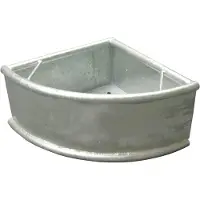 Kerbl Dreiecktrog, Fassungsvermögen 35 l, feuerverzinkt, aus Metall