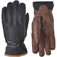 Hestra - Guanti da sci in cuoio - Wakayama Glove Navy/Brown - Taglia 7 - Blu navy
