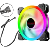 OEM Ventola del case, illuminazione RGB, funzionamento silenzioso, come mostrato, come illustrato, RGB