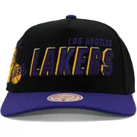 Mitchell & ness Cappello da baseball 'Gorra negra lakers best in class pro snapback' nero