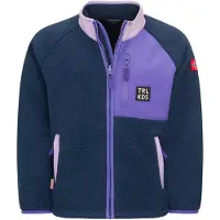 TROLLKIDS Kid's Odda Jacket XT Giacca in pile Bambini (140, blu)