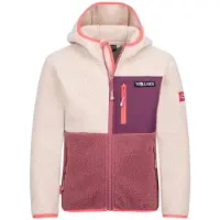 TROLLKIDS Kid's Aurlandsfjord Jacket Giacca in pile Bambini (116, fuchsia)
