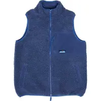 KAVU - Giacca senza maniche in sherpa - Cooper Sherpa Fleece Jacket Dark Navy per Uomo - Taglia L - Blu