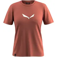 Salewa Women's Solid Dri-Release S/S Tee T-shirt Donna (38, rosso)