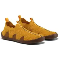 Affenzahn Kid's Slippers Knit Flinky Pantofole Bambini (32, giallo)