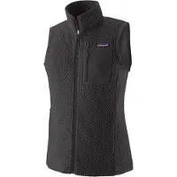 Patagonia Women's R1 Air Vest Gilet in pile Donna (XL, grigio/nero)