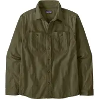 Patagonia Point Reyes Canvas Shirt Camicia Uomo (XXL, olivia)