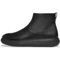 Original Brands per donna. E2Z-090 Stivaletti con cerniera in pelle scamosciata nera IQ-Comff (37), Nero, Basso, Camoscio, Casual