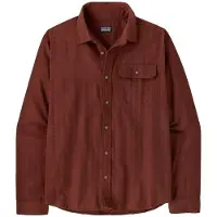 Patagonia L/S LW Fjord Flannel Shirt Camicia Uomo (M, rosso)