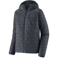 Patagonia - Piumino leggero in PrimaLoft - M's Nano Puff Hoody Smolder Blue per Uomo in Pelle - Taglia L