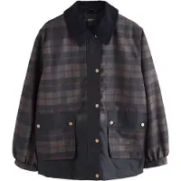 Next Cappotto di mezza stagione 'Heritage' marrone / rosso carminio / nero