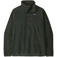 Patagonia - Pile caldo e confortevole - M's Better Sweater 1/4 Zip Old Growth Green per Uomo in Poliestere Riciclato - Taglia S - Verde