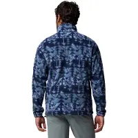 Columbia Steens Mountain Printed Jacket Giacca in pile Uomo (XL, blu)