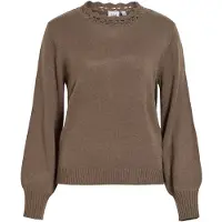 Vila Vinoa Collo Alto Pullover A Maglia