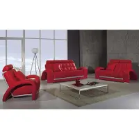 AEA Ledersofa Couch Wohnlandschaft 3+1+1 Sitzer Garnitur Sofa Sofagarnitur Set