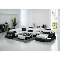 AEA Divano in pelle divano zona giorno divano angolare set angolare design divano moderno G8007