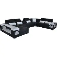 Xl Moebel Gmbh Ledersofa Wohnlandschaft Ecksofa Garnitur Design Modern Sofa U-Form G8010