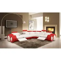 AEA Ledersofa Couch Wohnlandschaft Ecksofa Eck Garnitur Design Modern Sofa A1163